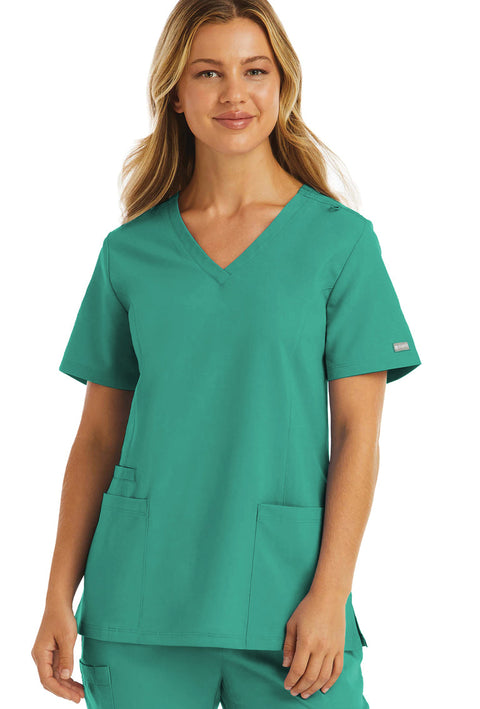 SVCTE- 5001 Double V-Neck Top - Momentum