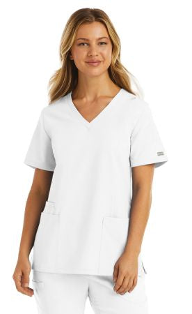 Evergreen - 5001 Double V Neck Top-Momentum