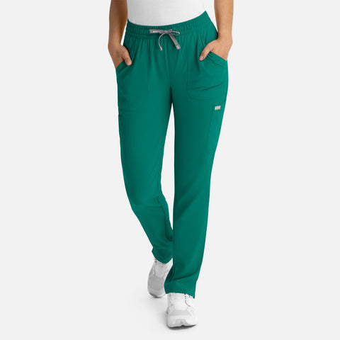Evergreen- 5091- 6 Pocket Tapered Straight Leg Pant - Momentum