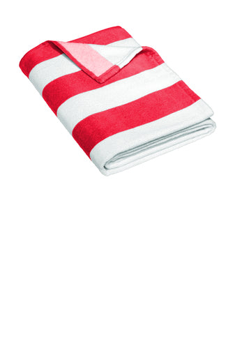PT45 Port Authority ® Value Cabana Stripe Beach Towel