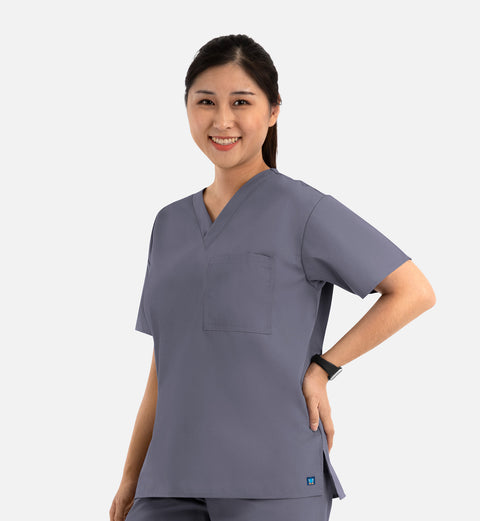 3500 Unisex Tuckable V-Neck Top