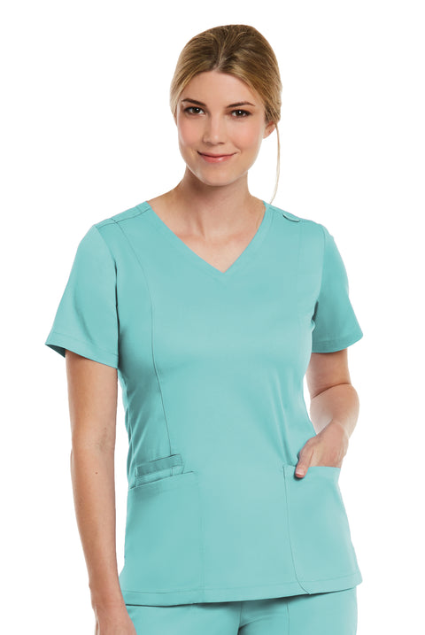 3501 Matrix - Double V-neck Top