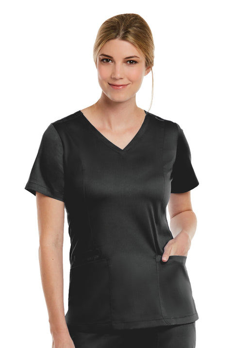 3501 Matrix - Double V-neck Top