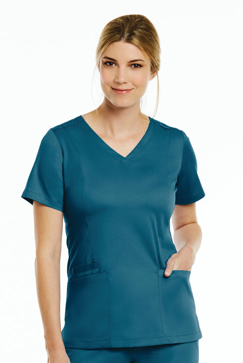 3501 Matrix - Double V-neck Top