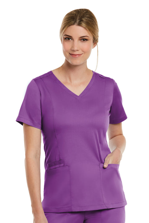 3501 Matrix - Double V-neck Top