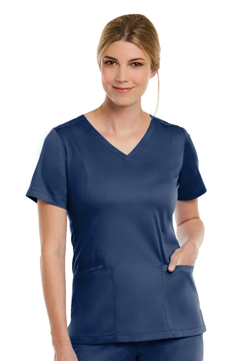 CCC - 3501 Double V-neck Top - Matrix