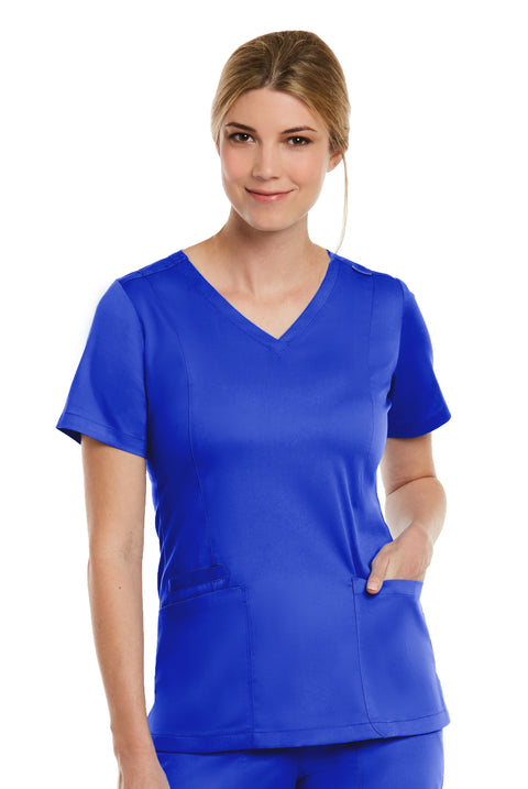 3501 Matrix - Double V-neck Top