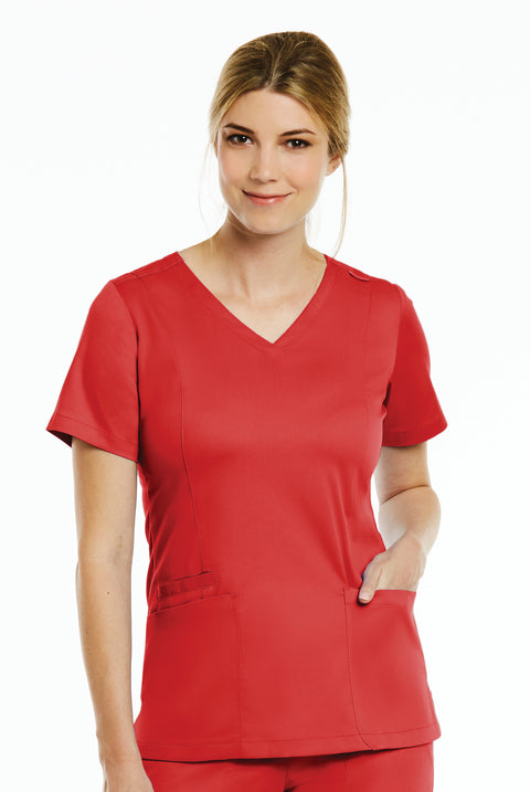 3501 Matrix - Double V-neck Top