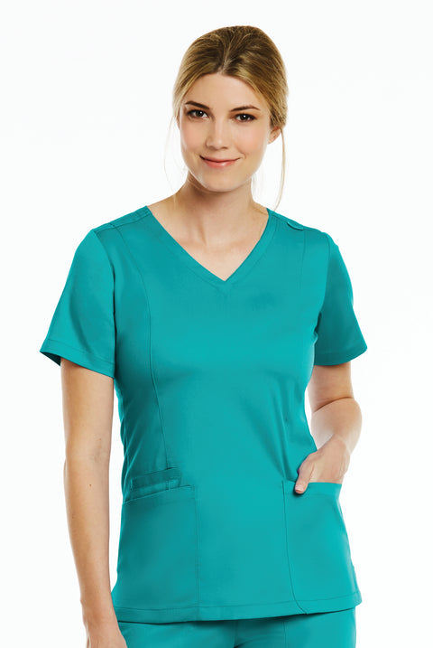 3501 Matrix - Double V-neck Top