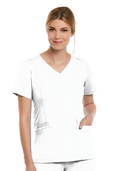 CCC - 3501 Double V-neck Top - Matrix