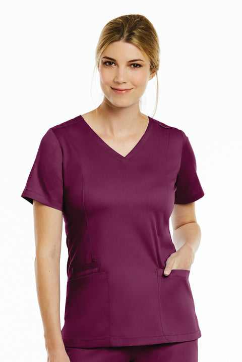 3501 Matrix - Double V-neck Top