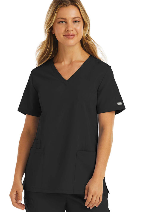 5001 Double V-Neck Top - Momentum