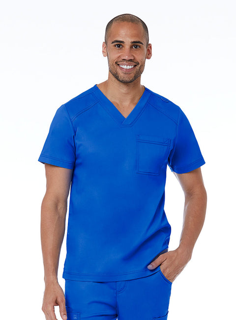 5501 Men's Basic V-Neck Top Matrix Men