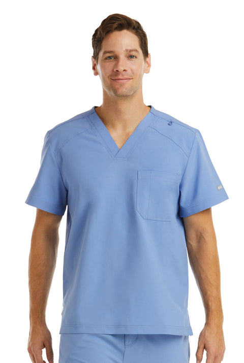 5801 Men's V- Neck One Pocket Top - Momentum