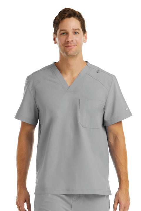 5801 Men's V- Neck One Pocket Top - Momentum