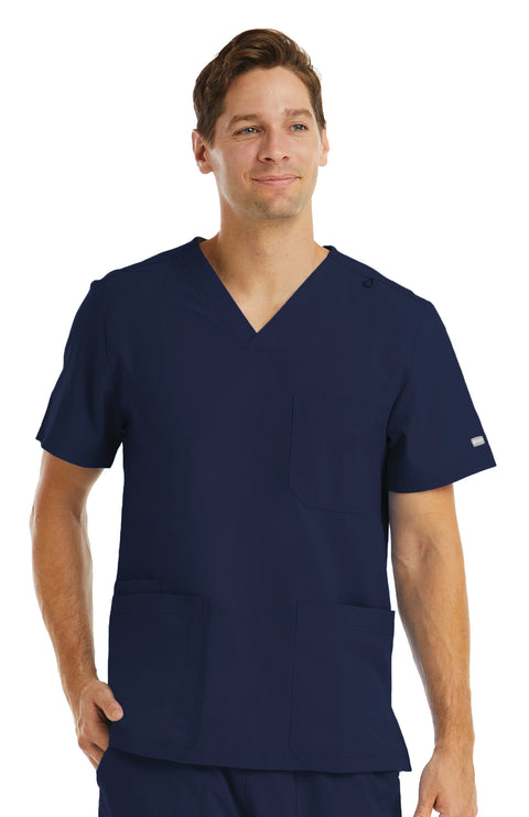 CCC- 5802- Men's V-Neck 3 Pocket Top - Momentum