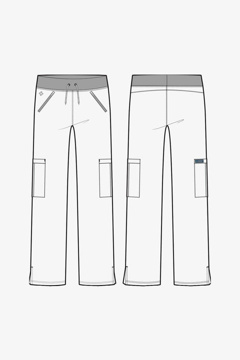 Coliseum Dental Med Couture 2702 Insight Zipper Pant