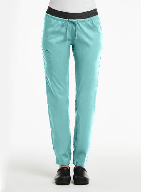 6701 Elastic Waist Semi- Jogger Pant -Matrix
