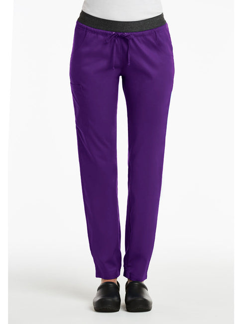 6701 Elastic Waist Semi- Jogger Pant -Matrix