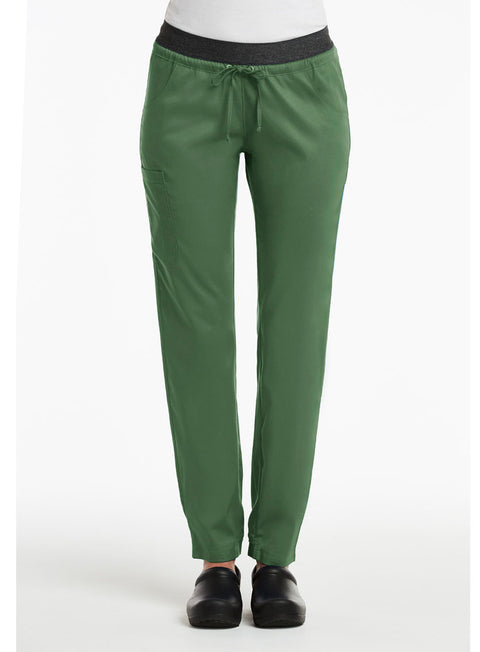 6701 Elastic Waist Semi- Jogger Pant -Matrix