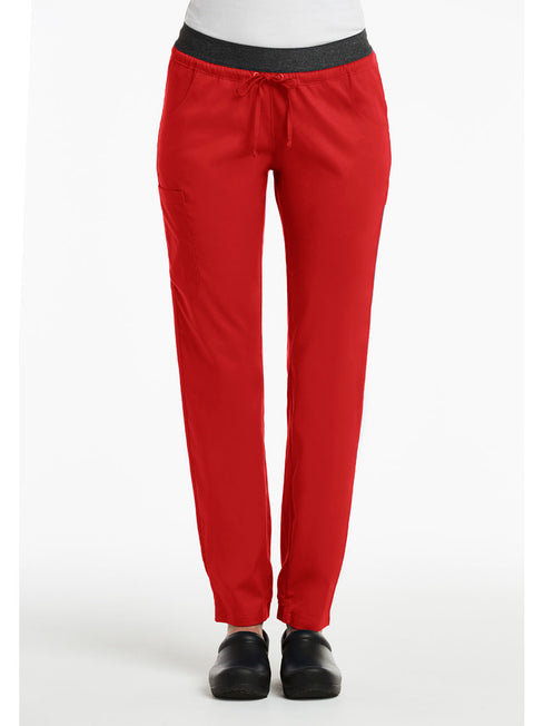 6701 Elastic Waist Semi- Jogger Pant -Matrix