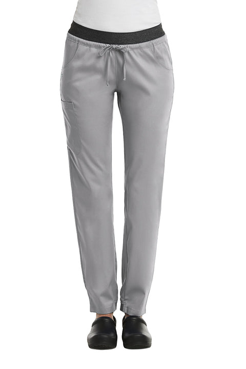 6701 Elastic Waist Semi- Jogger Pant -Matrix