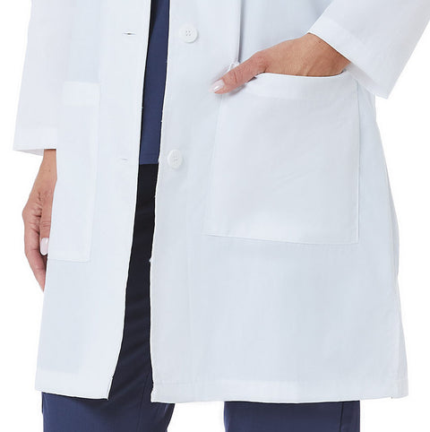 7156 RED PANDA LAB COAT - Women's Long Lab Coat -Maevn