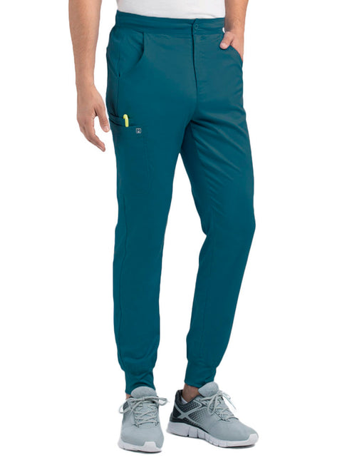 8501 Men's Half Elastic Waistband Jogger Pant Matrix Men