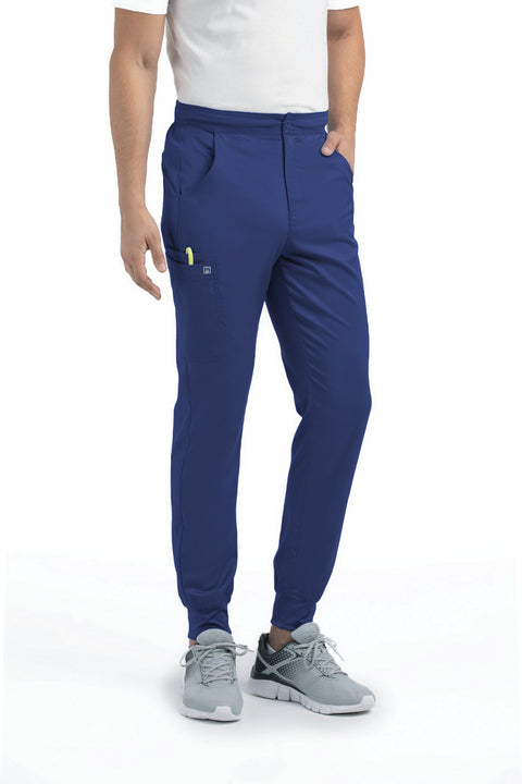 8501 Men's Half Elastic Waistband Jogger Pant Matrix Men