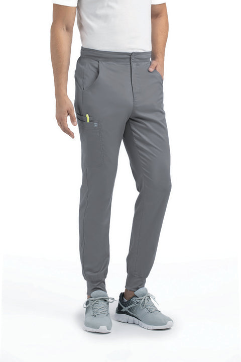 8501 Men's Half Elastic Waistband Jogger Pant Matrix Men