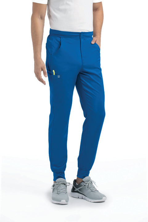 8501 Men's Half Elastic Waistband Jogger Pant Matrix Men