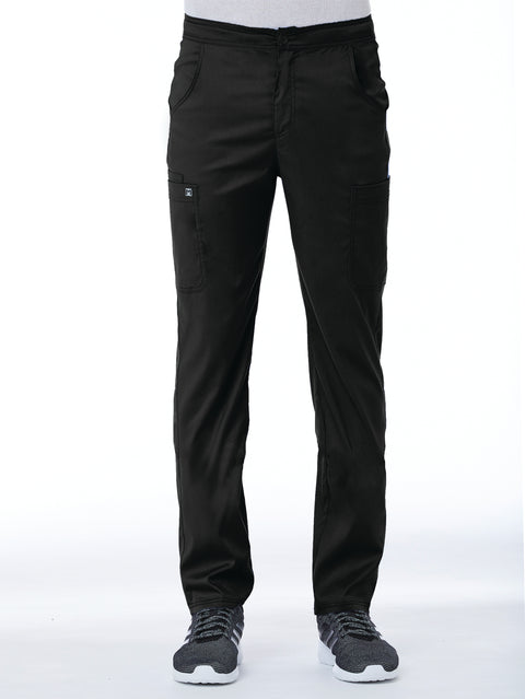 8502 Men's Half Elastic Waistband Cargo Pant