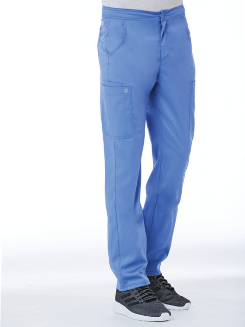 8502 Men's Half Elastic Waistband Cargo Pant