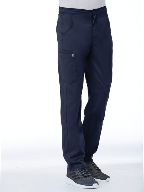 8502 Men's Half Elastic Waistband Cargo Pant