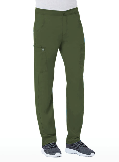 8502 Men's Half Elastic Waistband Cargo Pant