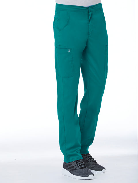 8502 Men's Half Elastic Waistband Cargo Pant