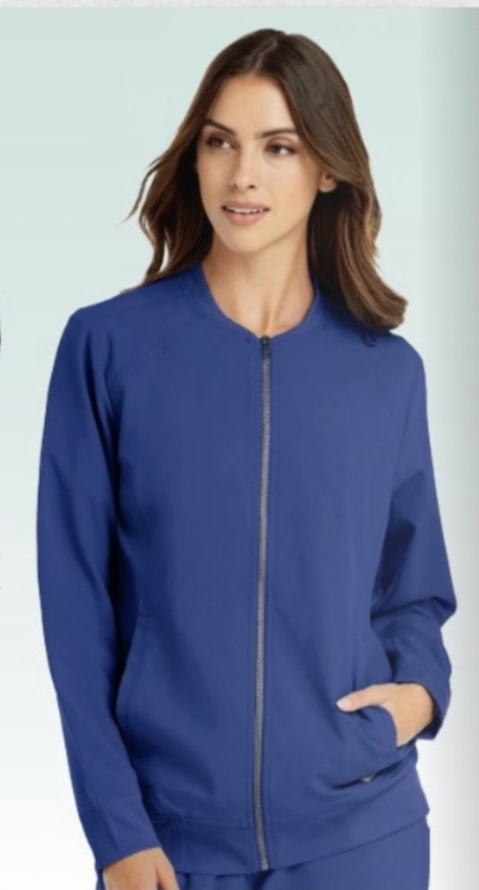 Kaiser-5061 Zip- Up Bomber Jacket – ScrubLyfe Uniforms